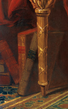 Books Under Table Detail
