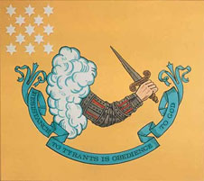Revolutionary Battle Flag, 'Resistance to Tyrants is Obedience to God' 1776