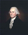 George Washington by Rembrandt Peale, oil on canvas, circa 1853