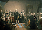 George Washington Addressing Congress