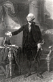 Engraving of George Washington by James Heath after Gilbert Stuart’s Lansdowne painting